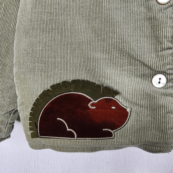 3 Piece Set Harry & Me Corduroy Overalls, Long Sleeve Shirt Hood Jacket Sz 24M - Picture 17 of 17